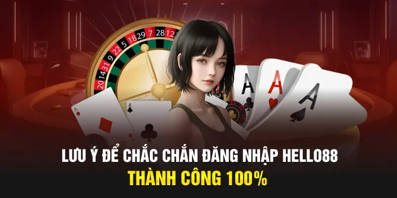 Lưu ý để chắc chắn đăng nhập Hello88 thành công 100%