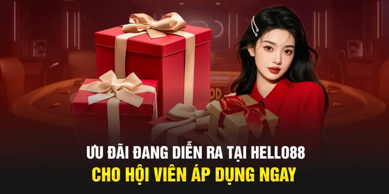 Ưu đãi đang diễn ra tại Hello88 cho hội viên áp dụng ngay